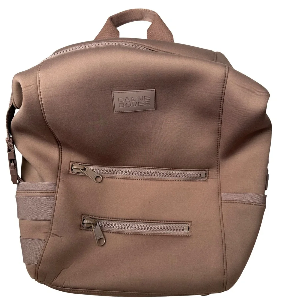 Dagne Dover Neoprene Dakota Backpack Brown Gorpcore Travel Work School Large